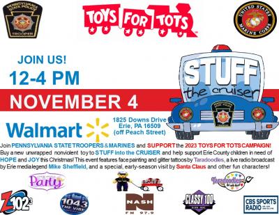 Stuff the Cruiser for Toys for Tots