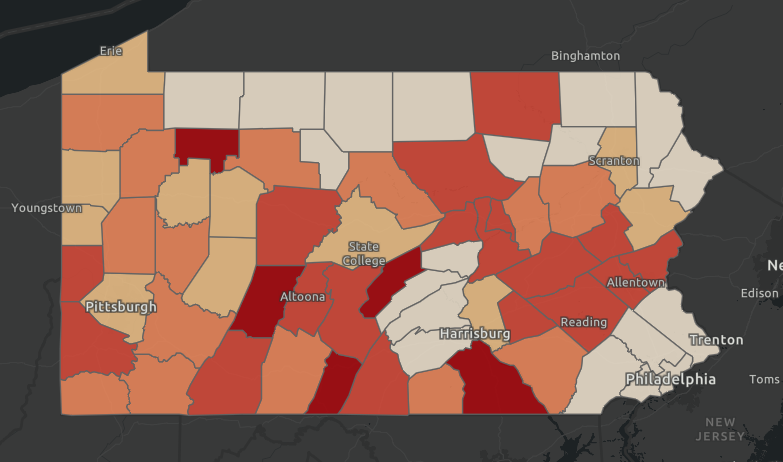 PA Department of Health Reports 13 COVID-19 Deaths This Week - Erie Reader