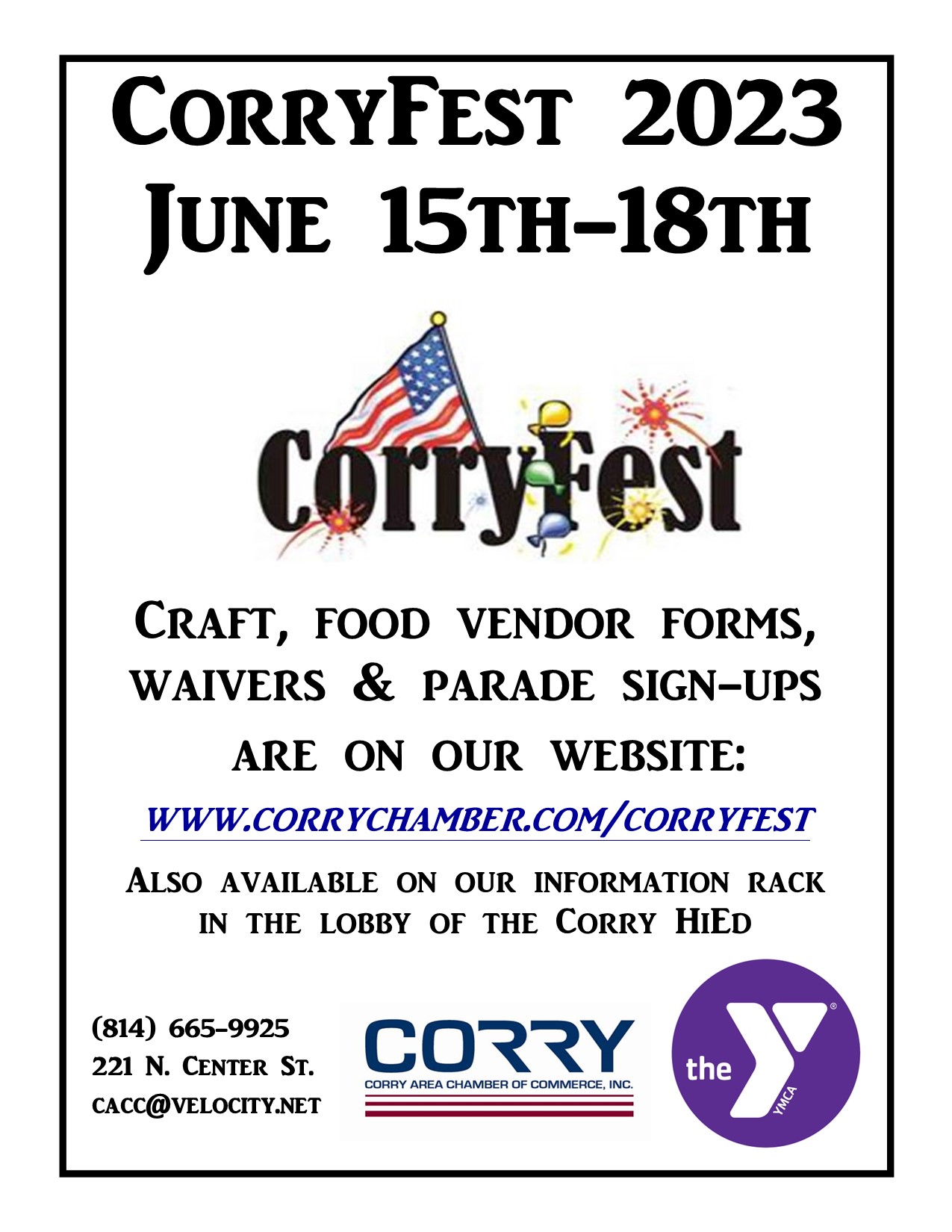 CorryFest 2023 Events Erie Reader