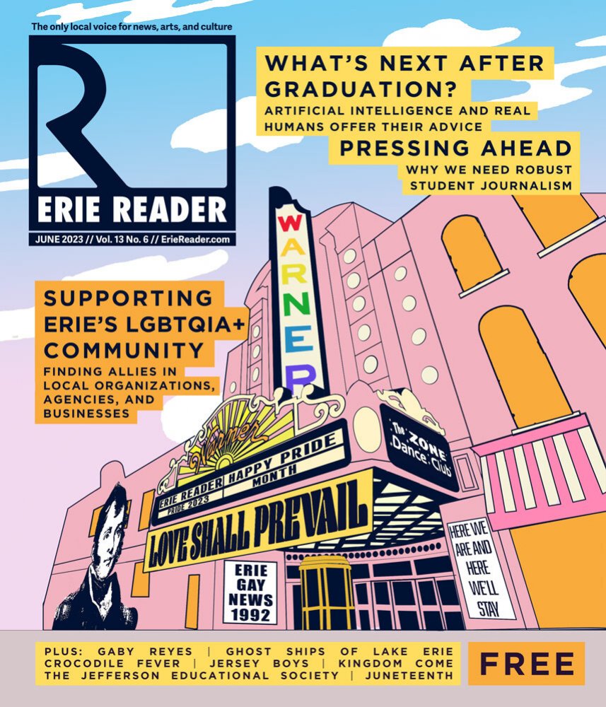 "June 2023 Pride" Erie Reader